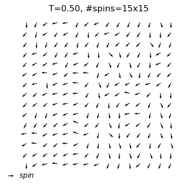 Monte Carlo Simulation of XY Model with Python - Shiling Liang